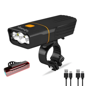 Bike Lights Front and Back, Bright USB Rechargeable Bicycle Lights with Power Bank Function Easy to Install, Long Working Battery 3 Led Bike Headlight with Taillight for Cycling Bike Lights Front and Back, Bright USB Rechargeable Bicycle Lights with Power Bank Function Easy to Install, Long Working Battery 3 Led Bike Headlight with Taillight for Cycling