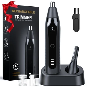 Ear and Nose Hair Trimmer for Men, 2026 Professional Painless USB Rechargeable Eyebrow & Facial Electric Hair Trimmer for Men Women, Powerful Motor, Dual Edge Blades, IPX7 Waterproof Easy Clean Ear and Nose Hair Trimmer for Men, 2026 Professional Painless USB Rechargeable Eyebrow & Facial Electric Hair Trimmer for Men Women, Powerful Motor, Dual Edge Blades, IPX7 Waterproof Easy Clean