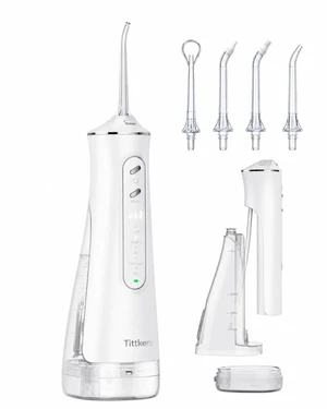 Cordless Water Flosser for Teeth, Power Dental Flossers for Adults | Portable Waterflosser for Adults with 4 Tips&5 Modes&3 Levels&IPX7, USB-C Rechargeable Teeth Flosser for Braces/Travel/Daily Cordless Water Flosser for Teeth, Power Dental Flossers for Adults | Portable Waterflosser for Adults with 4 Tips&5 Modes&3 Levels&IPX7, USB-C Rechargeable Teeth Flosser for Braces/Travel/Daily