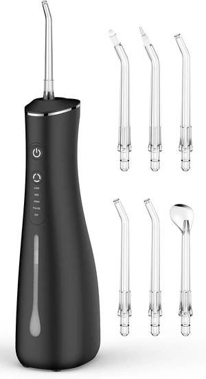 Water Flosser for Teeth Cordless Rechargeable Electric Tooth Flosser 4 Modes 300ML Water Tank IPX7 Waterproof for Travel Home (Black) Water Flosser for Teeth Cordless Rechargeable Electric Tooth Flosser 4 Modes 300ML Water Tank IPX7 Waterproof for Travel Home (Black)