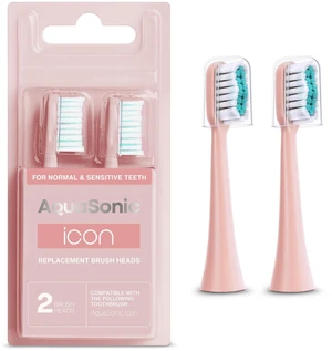 Genuine Icon Replacement Brush Heads | Compatible with Icon Toothbrush | 2 Brush Heads | for Normal & Sensitive Teeth (Blush) Genuine Icon Replacement Brush Heads | Compatible with Icon Toothbrush | 2 Brush Heads | for Normal & Sensitive Teeth (Blush)