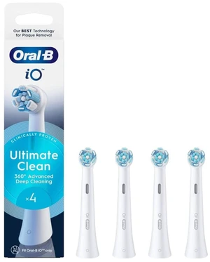 iO Ultimate Cleaning Replacement Toothbrush Heads - White - Pack of 4 iO Ultimate Cleaning Replacement Toothbrush Heads - White - Pack of 4