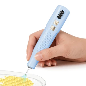 Electric Diamond Painting Pen with Light | Rechargeable Wireless Vacuum Pen for Diamond Art with Ergonomic Grip; 2 Suction Gears; No Wax Needed Electric Diamond Painting Pen with Light | Rechargeable Wireless Vacuum Pen for Diamond Art with Ergonomic Grip; 2 Suction Gears; No Wax Needed