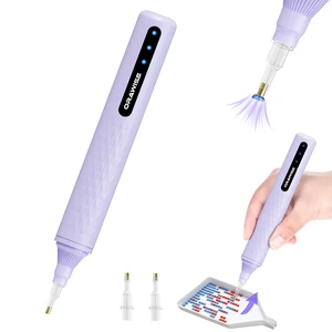 Electric Diamond Painting Pen & Metal Tips, Diamond Art Vacuum Pen Cordless | Rechargeable & No-Wax Needed, 3 Suction level, Air Weight & Low-Noise, Gem Dimond Art Accessories and Tools Electric Diamond Painting Pen & Metal Tips, Diamond Art Vacuum Pen Cordless | Rechargeable & No-Wax Needed, 3 Suction level, Air Weight & Low-Noise, Gem Dimond Art Accessories and Tools