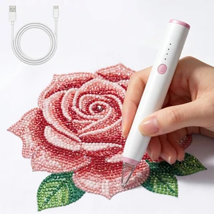 Wax-Free Electric Diamond Painting Pen | Cordless Vacuum, 3 Speed, Type-C Fast Charging, Lightweight Portable, For Beginners & Craft Lovers Wax-Free Electric Diamond Painting Pen | Cordless Vacuum, 3 Speed, Type-C Fast Charging, Lightweight Portable, For Beginners & Craft Lovers