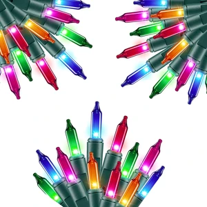 Multi-Colored Christmas Lights, 60FT 300 Count Incandescent Mini String Lights, Connectable Waterproof Fairy Light Christmas Decorations for Indoor Outdoor Xmas Tree Garland Garden Patio Party Decor Multi-Colored Christmas Lights, 60FT 300 Count Incandescent Mini String Lights, Connectable Waterproof Fairy Light Christmas Decorations for Indoor Outdoor Xmas Tree Garland Garden Patio Party Decor