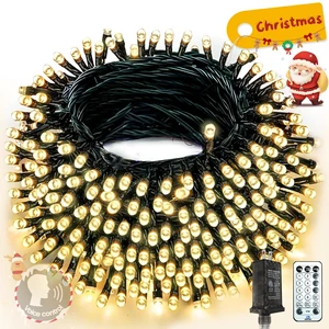 Voice Control 88Ft 240LED Christmas String Lights with Remote, Warm White | Smart 7 Voice Commands & Timers & 12Modes, Christmas Twinkle Light for Indoor Outdoor Xmas Tree Decor Voice Control 88Ft 240LED Christmas String Lights with Remote, Warm White | Smart 7 Voice Commands & Timers & 12Modes, Christmas Twinkle Light for Indoor Outdoor Xmas Tree Decor