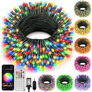 Smart Christmas Lights,131FT 400 LED RGBW Color Changing String Light | Remote & App Controlled, Music Sync, 16 Million Colors, Programmable DIY, Timer, Waterproof Fairy Lights for Xmas Tree Decor Smart Christmas Lights,131FT 400 LED RGBW Color Changing String Light | Remote & App Controlled, Music Sync, 16 Million Colors, Programmable DIY, Timer, Waterproof Fairy Lights for Xmas Tree Decor