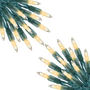Clear Christmas Lights 200 Count 40 Feet Bulb Mini Light | Waterproof String Light for Indoor Xmas Tree Garland Birthday Wedding Decoration, Green Wire Clear Christmas Lights 200 Count 40 Feet Bulb Mini Light | Waterproof String Light for Indoor Xmas Tree Garland Birthday Wedding Decoration, Green Wire