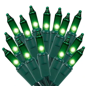 Christmas String Lights, 150 Count 33 FT Incandescent Mini Green Wire Fairy Light, 120V UL Certified Connectable St Patricks Day Tree Lights for Patio, Holiday, Party, Outdoor Indoor Decoration, Green Christmas String Lights, 150 Count 33 FT Incandescent Mini Green Wire Fairy Light, 120V UL Certified Connectable St Patricks Day Tree Lights for Patio, Holiday, Party, Outdoor Indoor Decoration, Green