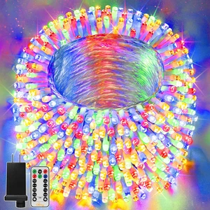 Christmas Lights Outdoor Waterproof, 1000LED 328FT with Remote | 3 Timer 8 Modes, Plug in Fairy Light for Outside House Bedroom Xmas Decorations, Multicolor Christmas Lights Outdoor Waterproof, 1000LED 328FT with Remote | 3 Timer 8 Modes, Plug in Fairy Light for Outside House Bedroom Xmas Decorations, Multicolor