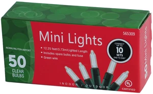 50-Count Clear Christmas Light Set 50-Count Clear Christmas Light Set