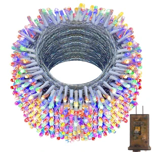 403ft 1000 LED String Lights Outdoor Christmas Lights 8 Modes & Timer Fairy Light Plug in Waterproof LED String Lights for Xmas Yard Tree Wedding Party Holiday Decorations (Multicolor) 403ft 1000 LED String Lights Outdoor Christmas Lights 8 Modes & Timer Fairy Light Plug in Waterproof LED String Lights for Xmas Yard Tree Wedding Party Holiday Decorations (Multicolor)