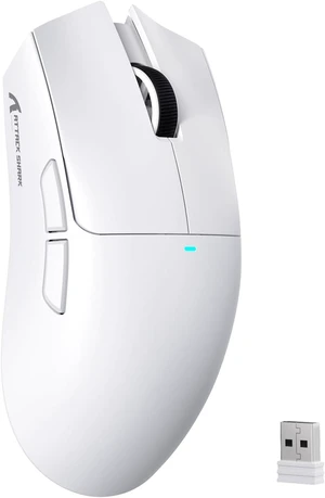 ATTACK SHARK X11 SE Tri Mode Lightweight Wireless Gaming Mouse - White | 22000 DPI, Wired/BT/2.4Ghz, PAW3311 Optical Sensor, 59g, 1000Hz Polling, 300mAh Battery for FPS Gamer PC/WIN ATTACK SHARK X11 SE Tri Mode Lightweight Wireless Gaming Mouse - White | 22000 DPI, Wired/BT/2.4Ghz, PAW3311 Optical Sensor, 59g, 1000Hz Polling, 300mAh Battery for FPS Gamer PC/WIN