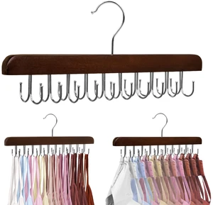 Belt Hanger for Closet 1 Pack, 20 Hooks Bra/Tie/Tank Top Hanger, Space Saving Hangers Storage Max 20 Belts/Ties, Sturdy Wooden Belt Rack Closet Accessories Belt Hanger for Closet 1 Pack, 20 Hooks Bra/Tie/Tank Top Hanger, Space Saving Hangers Storage Max 20 Belts/Ties, Sturdy Wooden Belt Rack Closet Accessories