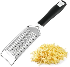 Butter Grater, Handheld Grater for Kitchen, Stainless Steel, Won't Rust, Non-Slip Handle, Durable Soft Grip, Flat Shredder for Cheese, Easy to Rinse, Works for Shredding Butter in Kitchen, Black Butter Grater, Handheld Grater for Kitchen, Stainless Steel, Won't Rust, Non-Slip Handle, Durable Soft Grip, Flat Shredder for Cheese, Easy to Rinse, Works for Shredding Butter in Kitchen, Black