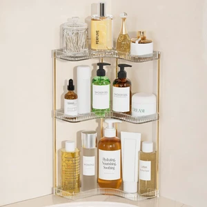 Bathroom Counter Organizer, 3-Tier Corner Makeup Organizer Shelf, Clear | Easy to Assemble, Space Saver for Small Counter, Waterproof, Hold Makeup, Skincare, Toiletries, For Dresser Bathroom Kitchen Bathroom Counter Organizer, 3-Tier Corner Makeup Organizer Shelf, Clear | Easy to Assemble, Space Saver for Small Counter, Waterproof, Hold Makeup, Skincare, Toiletries, For Dresser Bathroom Kitchen