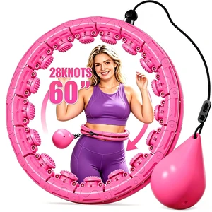 Weighted Infinity Hula Hoop - Pink ABS Fitness Hoop for Adult Weight Loss
Smart Workout Hula Circle, 28 Detachable Knots Adjustable Up to 60 Inches, Durable ABS for Women & Beginner Weight Loss Weighted Infinity Hula Hoop - Pink ABS Fitness Hoop for Adult Weight Loss
Smart Workout Hula Circle, 28 Detachable Knots Adjustable Up to 60 Inches, Durable ABS for Women & Beginner Weight Loss
