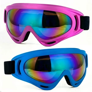 Dizywiee 2pcs Ski Snowboard Snowmobile Goggles - UV400 Anti-Fog OTG Eyewear Helmet Compatible All-in-one Winter Snow Goggles with Breathable Foam Padding and Adjustable Strap for Kids & Adults Dizywiee 2pcs Ski Snowboard Snowmobile Goggles - UV400 Anti-Fog OTG Eyewear Helmet Compatible All-in-one Winter Snow Goggles with Breathable Foam Padding and Adjustable Strap for Kids & Adults