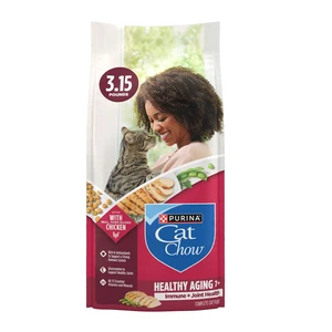 Purina Cat Chow Healthy Aging 7+ Senior Dry Cat Food, Chicken, 3.15lb Bag Purina Cat Chow Healthy Aging 7+ Senior Dry Cat Food, Chicken, 3.15lb Bag