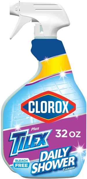 Clorox Plus Tilex Daily Shower Cleaner & Bathroom Spray, 32 fl oz Clorox Plus Tilex Daily Shower Cleaner & Bathroom Spray, 32 fl oz