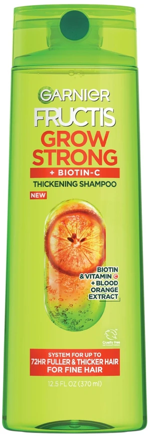 Garnier Fructis Grow Strong Thickening Shampoo with Biotin, 12.5fl oz, All Hair Types Garnier Fructis Grow Strong Thickening Shampoo with Biotin, 12.5fl oz, All Hair Types