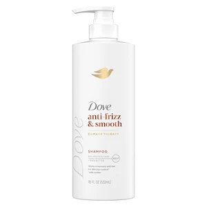 Dove Anti Frizz & Smooth Shampoo with Bio-Protein Care Technology and Shea Butter for Frizz-Prone Hair, 18 Fl Oz Dove Anti Frizz & Smooth Shampoo with Bio-Protein Care Technology and Shea Butter for Frizz-Prone Hair, 18 Fl Oz
