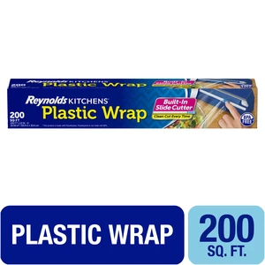Reynolds Kitchens Quick Cut Plastic Wrap, 200 Square Feet Reynolds Kitchens Quick Cut Plastic Wrap, 200 Square Feet