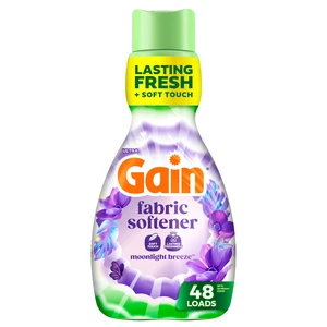 Gain Liquid Laundry Fabric Softener, Moonlight Breeze Scent, 35fl oz Gain Liquid Laundry Fabric Softener, Moonlight Breeze Scent, 35fl oz