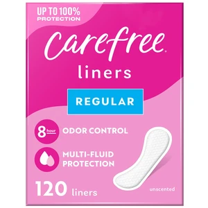 Carefree Panty Liners Regular Unwrapped Unscented 120 Count Carefree Panty Liners Regular Unwrapped Unscented 120 Count