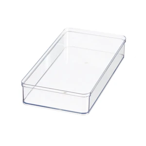 Mainstays Extra Large Wide Clear PET Plastic Organizer Tray, 12in x 6in x 2in Mainstays Extra Large Wide Clear PET Plastic Organizer Tray, 12in x 6in x 2in