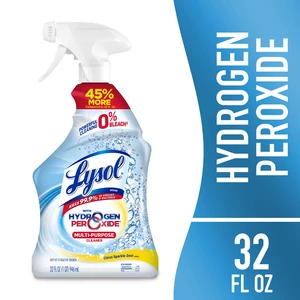 Lysol Multi-Purpose Cleaner, Hydrogen Peroxide, Bleach Free, Citrus, 32fl oz Lysol Multi-Purpose Cleaner, Hydrogen Peroxide, Bleach Free, Citrus, 32fl oz