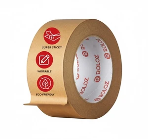 Brown Kraft Paper Packing Tape 1-Pack 2in x 44yd Strong Adhesive Brown Kraft Paper Packing Tape 1-Pack 2in x 44yd Strong Adhesive