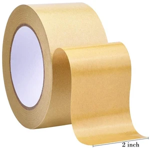 Self-Adhesive Kraft Paper Picture Frame Backing Tape, 2in x 55yd Self-Adhesive Kraft Paper Picture Frame Backing Tape, 2in x 55yd
