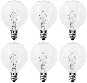 Scentsy Candle Warmer Lamp Bulb 25W, Wax Warmer Bulbs, 6-Pack Scentsy Candle Warmer Lamp Bulb 25W, Wax Warmer Bulbs, 6-Pack