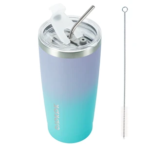 BJPKPK 20oz Coffee Tumbler with Lid and Straw, Insulated Stainless Steel Mug BJPKPK 20oz Coffee Tumbler with Lid and Straw, Insulated Stainless Steel Mug