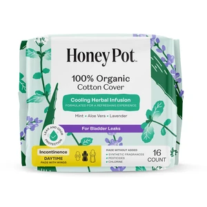The Honey Pot Company Cooling Daytime Incontinence Pads for Women The Honey Pot Company Cooling Daytime Incontinence Pads for Women