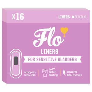 Flo Sensitive Bladder Liners (16 Pack), Wrapped, Ultra-Thin, Absorbent, Soft & Breathable, Charcoal Core, Organic Bamboo, Panty Liners for Women, Vegan & Cruelty Free Flo Sensitive Bladder Liners (16 Pack), Wrapped, Ultra-Thin, Absorbent, Soft & Breathable, Charcoal Core, Organic Bamboo, Panty Liners for Women, Vegan & Cruelty Free
