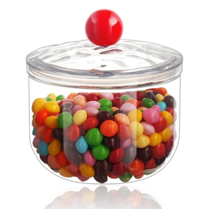30oz Candy Jars with Lids - Clear Plastic Airtight Cookie Storage Containers, Apothecary Canisters for Kitchen Home Decorative Pantry Office Party Organize Sugar Tea Coff 30oz Candy Jars with Lids - Clear Plastic Airtight Cookie Storage Containers, Apothecary Canisters for Kitchen Home Decorative Pantry Office Party Organize Sugar Tea Coff