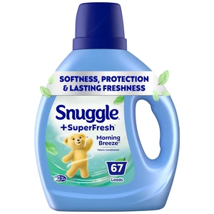 Snuggle SuperFresh Liquid Fabric Softener, 67 Loads, Odor Eliminating, Morning Breeze Snuggle SuperFresh Liquid Fabric Softener, 67 Loads, Odor Eliminating, Morning Breeze
