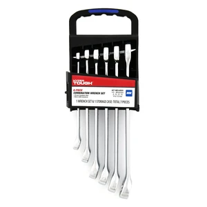 Hyper Tough 6-Piece Metric Combination Wrench Set, Chrome Vanadium Hyper Tough 6-Piece Metric Combination Wrench Set, Chrome Vanadium
