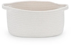 Happyiren Medium Woven Cotton Rope Basket, Empty DIY Gift for Burr Happyiren Medium Woven Cotton Rope Basket, Empty DIY Gift for Burr