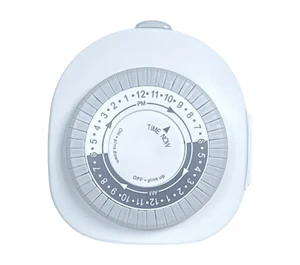 Hyper Tough Analog Timer, Indoor Grounded, 3-Prong Outlet, 15 Amps Hyper Tough Analog Timer, Indoor Grounded, 3-Prong Outlet, 15 Amps