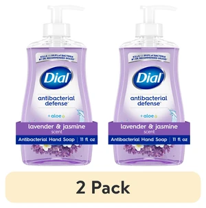 Dial Antibacterial Defense Liquid Hand Soap, Lavender & Jasmine, 11fl oz (2 Pack) Dial Antibacterial Defense Liquid Hand Soap, Lavender & Jasmine, 11fl oz (2 Pack)