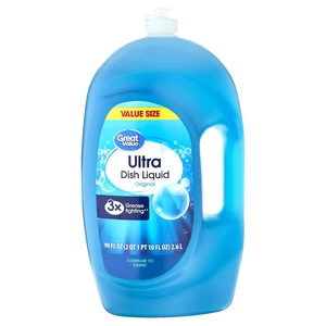 Great Value Ultra Original Dish Liquid, 90 fl oz Great Value Ultra Original Dish Liquid, 90 fl oz