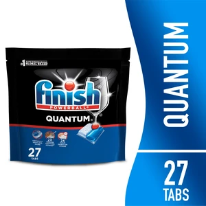 Finish Quantum Dishwasher Pods, 27 Count, No Pre-Rinse Detergent Tabs, Advanced Clean Finish Quantum Dishwasher Pods, 27 Count, No Pre-Rinse Detergent Tabs, Advanced Clean