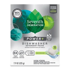 Seventh Generation Fresh Citrus Powder Dishwasher Detergent, 7.9 oz, 15 Count Seventh Generation Fresh Citrus Powder Dishwasher Detergent, 7.9 oz, 15 Count