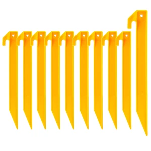 10 Pack Plastic Tent Stakes 9Inch Windproof Beach Sand Stakes 10 Pack Plastic Tent Stakes 9Inch Windproof Beach Sand Stakes