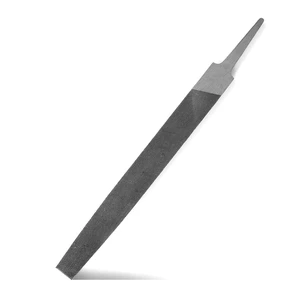 6-Inch Flat Medium Cut File, Double Cut Teeth, High Carbon Steel, Single Hand File Without Handle, for Shaping Metal, Wood, Etc. 6-Inch Flat Medium Cut File, Double Cut Teeth, High Carbon Steel, Single Hand File Without Handle, for Shaping Metal, Wood, Etc.