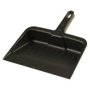 Rubbermaid Commercial Products 12.25, Heavy-Duty Dust Pan, Durable Plastic, Charcoal Rubbermaid Commercial Products 12.25, Heavy-Duty Dust Pan, Durable Plastic, Charcoal
